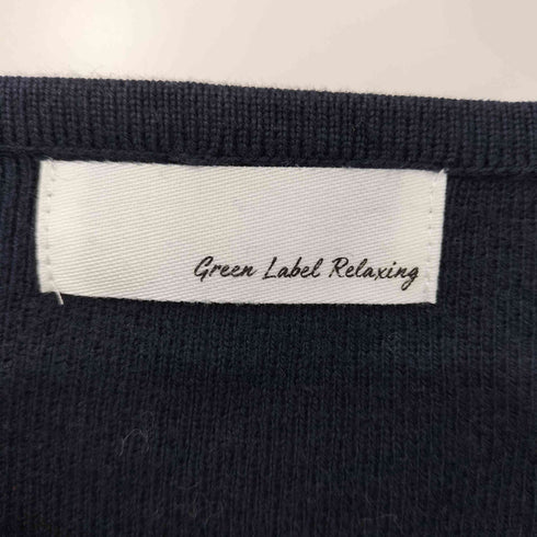 ユナイテッドアローズグリーンレーベルリラクシング UNITED ARROWS green label relaxing L/S カシミヤ混ワンピース レディース